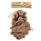 Шильдик декоративный в наборе «Крафт», 5 × 9 см - Фото 4