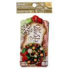 Шильдик декоративный в наборе «Новогодний», 5 × 9 см - Фото 4