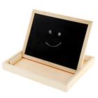 Конструктор магнитный «Профессии» в деревянной коробке + набор игровых карточек, мел, маркер, губка - Фото 6