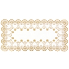 Салфетка ажурная ПВХ 84х40 см "Веер", цвет золото - Фото 3