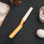 Кондитерская лопатка «Ваниль», 22 см, цвет жёлтый - Фото 1