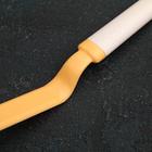 Кондитерская лопатка «Ваниль», 22 см, цвет жёлтый - Фото 2