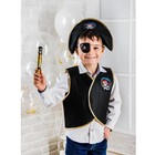 Карнавальный костюм «Пират», шляпа, жилетка, наглазник, орден, подзорная труба, кодекс - Фото 4