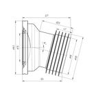 Труба фановая для унитаза "АНИ Пласт" W1228, 110 мм х 14°, короткая - Фото 3