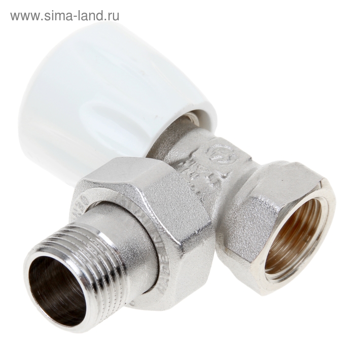 Клапан радиаторный General Fittings, 1/2", угловой - Фото 1