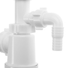 Сифон для раковины "АНИ Пласт" C1315, 1 1/4" х 50 мм , отвод стир. машины, гофра 40x40/50 мм 1196996