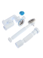 Сифон для ванны "АНИ Пласт" C6255, 1 1/2"x40 мм, регулируемый, с гофрой 40x50 мм 1196998