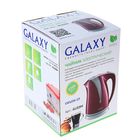 Чайник электрический Galaxy GL 0204, пластик, 2 л, 2200 Вт, подсветка, красный - Фото 7