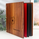 Фотоальбом на кольцах 30 листов «Сердечные одуванчики», с уголками, 26×26×2 см - Фото 6