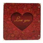 Фотоальбом 30 листов "Любовь" (уголки+кольца) 26х27х2 см - Фото 6