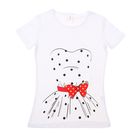 Футболка женская Collorista "Платье в горошек" р-р XL(50) хлопок 100% - Фото 1