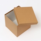 Набор коробок 5в1 «Крафт однотонный», 22.5×22.5×22.5 - 9.5×9.5×9.5 см - Фото 4