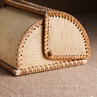 Хлебница с крышкой «Ягодка», 24×20×15 см, береста - Фото 9