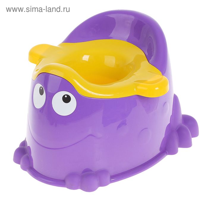 Горшок-игрушка «Смайлик», съёмная чаша, цвета МИКС - Фото 1