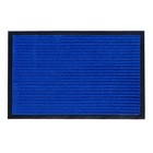 Коврик придверный влаговпитывающий, ребристый, «Стандарт», 40×60 см, цвет синий - Фото 3