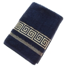 Полотенце махровое Fiesta Versace 70*130 см синий 500гр/м, бамбук - Фото 1
