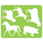 Трафарет для рисования Стамм «Домашние животные», пакет, европодвес - Фото 2