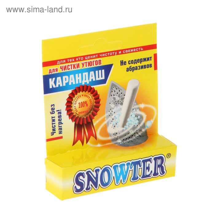 Карандаш для чистки утюгов Snowter, без нагрева, 35 г - Фото 1
