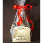 Подарочная упаковка "Вензеля", с жестким дном, 14х14х5 см - Фото 1