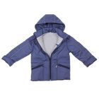 Куртка демисезонная для мальчика, рост 134 см, цвет синий 15-3 - Фото 2