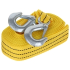 Трос-лента буксировочный TORSO premium, 5 м, 3,5 т, 2 крюка, жёлтый - Фото 1