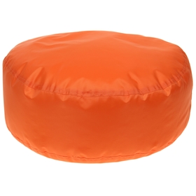 Пуф таблетка Me-shok, ширина 50 см, высота 15 см, полиэстер, несъёмный чехол, цвет оранжевый
