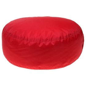 Пуф таблетка Me-shok, ширина 50 см, высота 15 см, полиэстер, несъёмный чехол, цвет красный