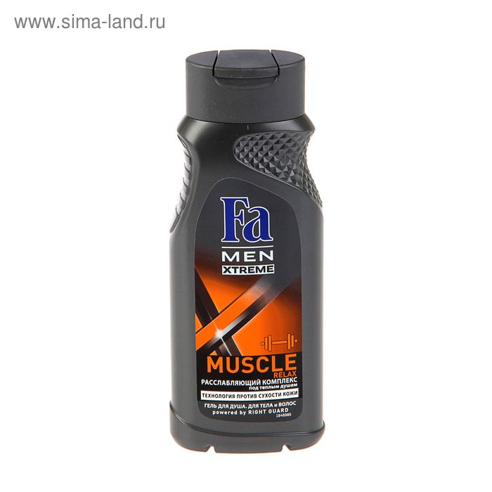 Гель для душа FA MEN Xtreme Muscle Relax, 250 мл - Фото 1