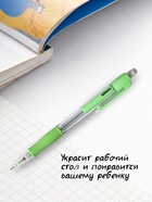 Карандаш механический Pilot. Super Grip, толщина грифеля 0.5 мм, резиновый упор, светло-зелёный корпус - Фото 3