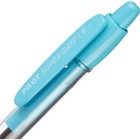 Ручка шариковая автоматическая PILOT Super Grip, резиновый упор, 0.7 мм, масляная основа, стержень синий, корпус голубой - Фото 5