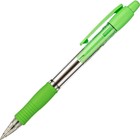 Ручка шариковая автоматическая PILOT Super Grip, резиновый упор, 0.7 мм, масляная основа, стержень синий, корпус зелёный - Фото 2