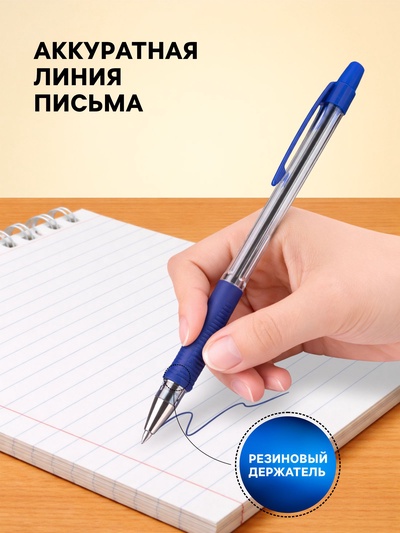 Ручка шариковая Pilot. BPS-GP, синий стержень, узел 1 мм, на масляной основе, резиновый упор