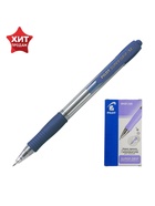 Ручка шариковая Pilot. Super Grip, автоматическая, синий стержень BPGP-10R-M (L), узел 1 мм, на масляной основе, резиновый упор 1194455 - фото 8968783