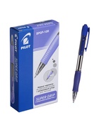 Ручка шариковая Pilot. Super Grip, автоматическая, синий стержень BPGP-10R-M (L), узел 1 мм, на масляной основе, резиновый упор 1194455 - фото 8968784
