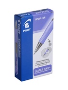 Ручка шариковая Pilot. Super Grip, автоматическая, синий стержень BPGP-10R-M (L), узел 1 мм, на масляной основе, резиновый упор 1194455 - фото 8968789