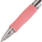 Ручка шариковая автоматическая PILOT Super Grip, резиновый упор, 0.7 мм, масляная основа, стержень синий, корпус розовый - Фото 4