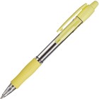 Ручка шариковая автоматическая PILOT Super Grip, резиновый упор, 0.7 мм, масляная основа, стержень синий, корпус жёлтый - Фото 2