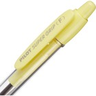 Ручка шариковая автоматическая PILOT Super Grip, резиновый упор, 0.7 мм, масляная основа, стержень синий, корпус жёлтый - Фото 5