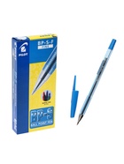 Ручка шариковая Pilot. BP-SF, синий стержень, узел 0.7 мм, на масляной основе, металлический наконечник - Фото 6