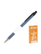Ручка шариковая Pilot. Soft, автоматическая, синий стержень BPRK-10M (L), узел 0.7 мм, на масляной основе - Фото 4