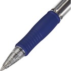 Ручка шариковая автоматическая PILOT Super Grip, резиновый упор, 0.7 мм, масляная основа, стержень синий, корпус синий - Фото 4