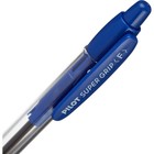 Ручка шариковая автоматическая PILOT Super Grip, резиновый упор, 0.7 мм, масляная основа, стержень синий, корпус синий - Фото 5