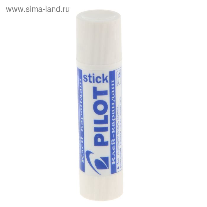 Клей-карандаш PVP 20 г Pilot GLUE-STICK-20gram - Фото 1