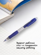 Карандаш механический Pilot. Super Grip, толщина грифеля 0.7 мм, НВ, резиновый упор - Фото 3