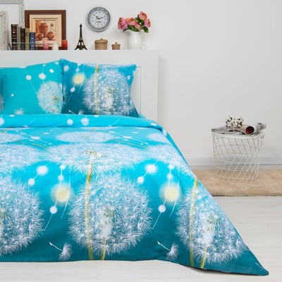 Постельное бельё 2 сп Эталоника Одуванчик 175х215 см, 200х220 см, 70х70 см - 2 шт