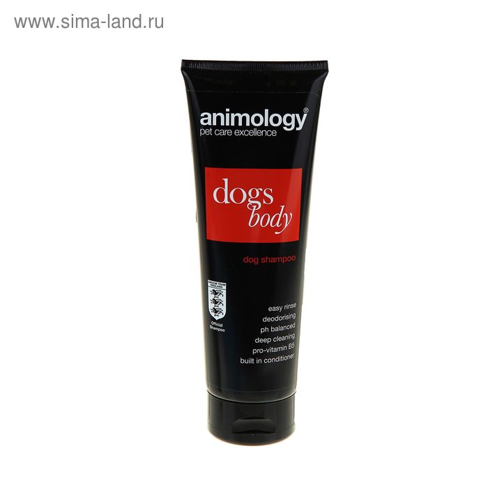 Animology Шампунь-кондиционер Dogs Body концентрированный для всех типов шерсти 250 мл. - Фото 1