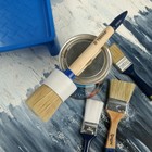 Кисть круглая ТУНДРА, натуральная щетина, деревянная рукоятка, № 16, 55 мм - Фото 6