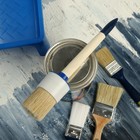 Кисть круглая ТУНДРА, натуральная щетина, деревянная рукоятка, № 14, 50 мм - Фото 6