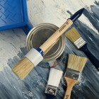 Кисть круглая ТУНДРА, натуральная щетина, деревянная рукоятка, № 10, 40 мм - Фото 6