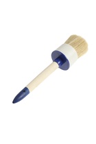 Кисть круглая ТУНДРА, натуральная щетина, деревянная рукоятка, №18, 60 мм - Фото 5